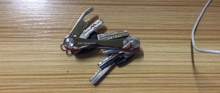 这款钛钢keysmart钥匙收纳器还不错，告别噪音钥匙时代