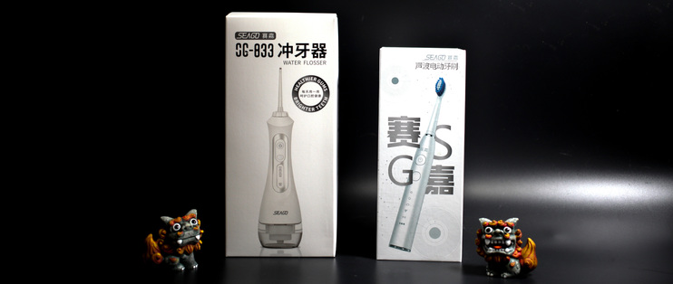 刷牙届的要你命3000，赛嘉E8电动牙刷+833冲牙器组合套装。