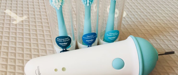 usmileQ1冰淇淋儿童专业分段护理电动牙刷众测报告