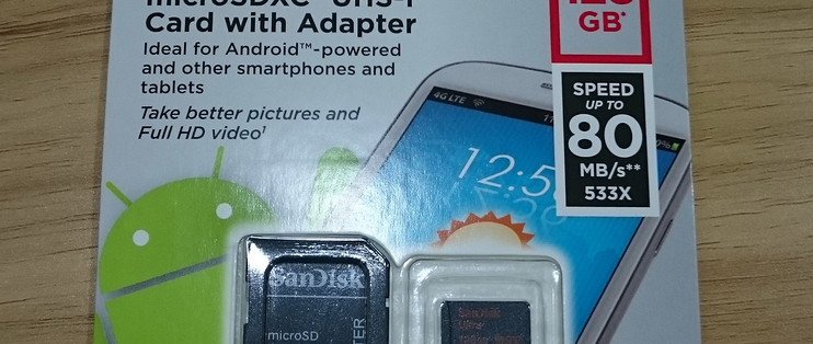 sandisk闪迪Ultra128GBTF卡最新80M/S晒物