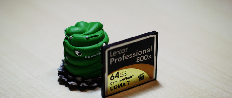Lexar雷克沙Professional800xCF存储卡64GB