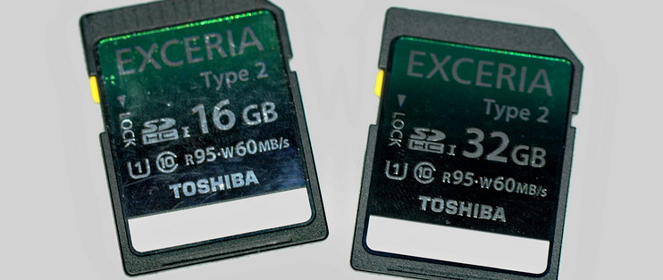 TOSHIBATOSHIBA东芝EXCERIA系列Type2型SD存储卡东芝EXCERIA系列Type2型SD存储卡